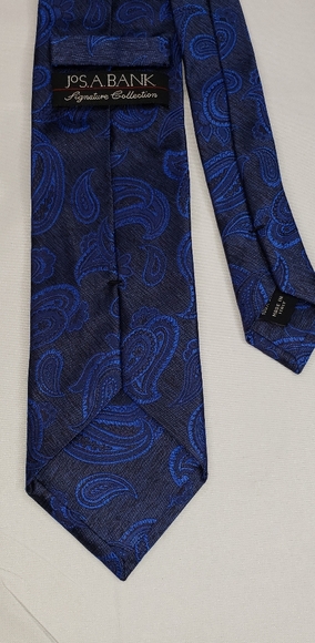 🌴 Men's Luxury Silk Tie By Jos A. Bank - Picture 2 of 6